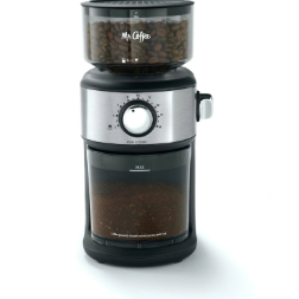 Mr. Coffee Cafe Grind 18 Cup Automatic Burr Grinder, Stainless Steel NIB - Picture 7 of 8